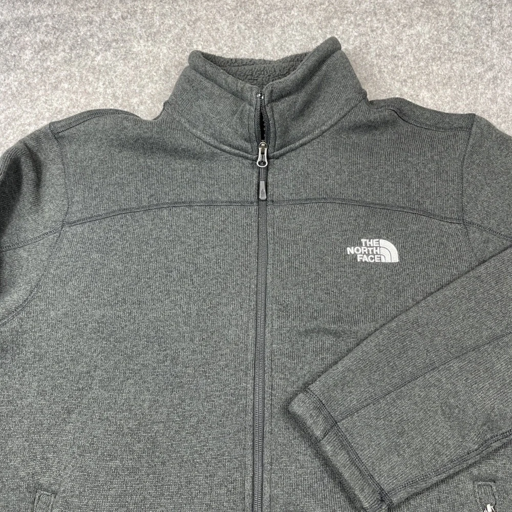 The North Face Jacket Mens XL Dark Gray Sherpa Lined Campshire‎ Fleece Gorpcore